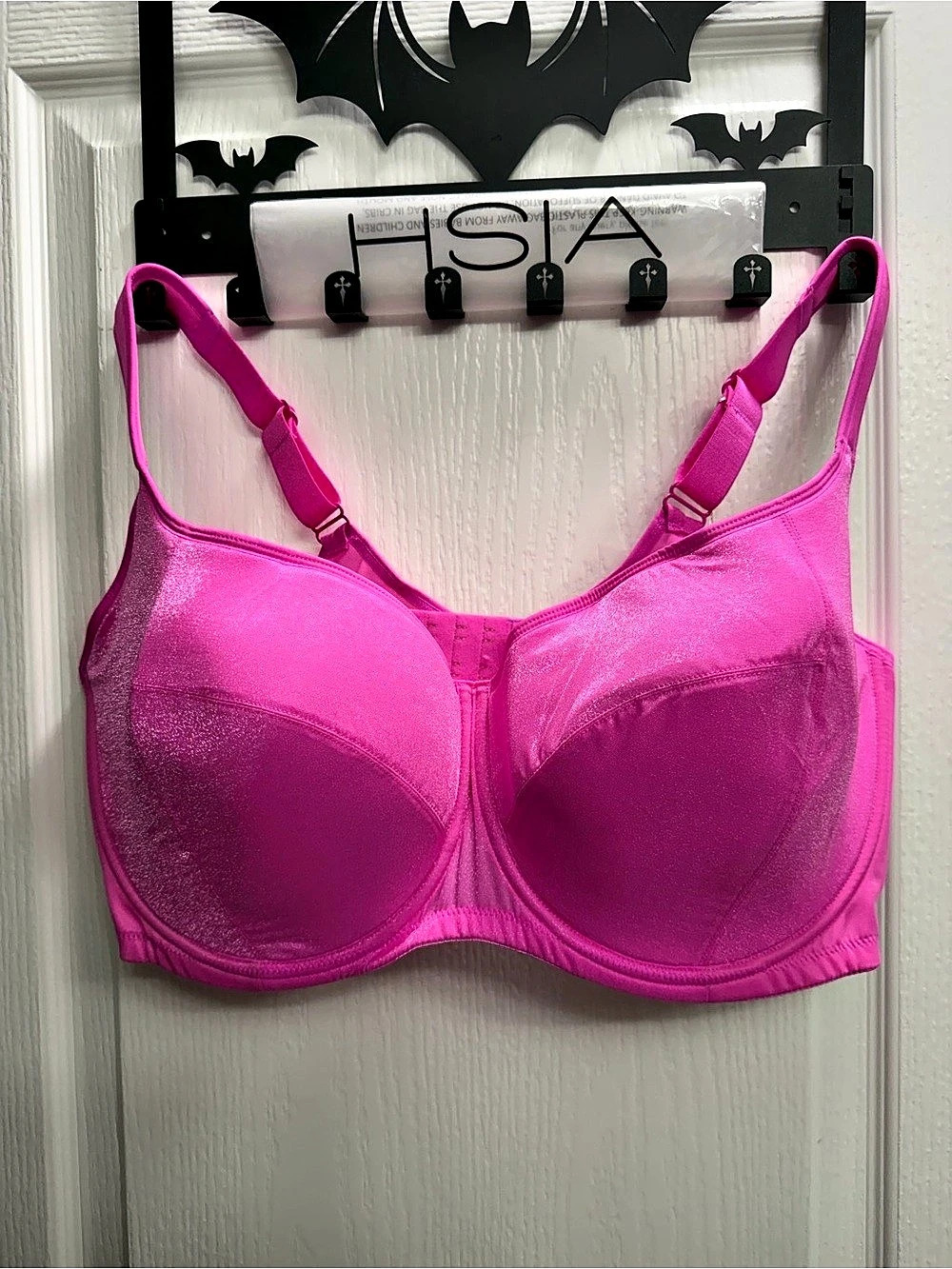 HSIA Starry Night Balconette Bra, Pink, 42G